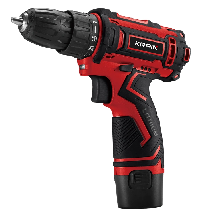 12V 1.5ah Portable Screw Driver Two Battery Lithium Cordless Drill