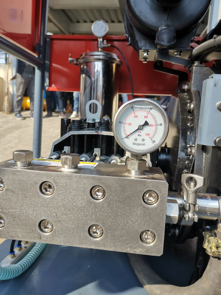 600bar High Pressure Industrial Diesel Unit Water Cleaning Machine