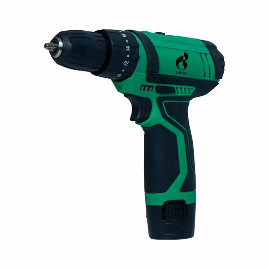 Furadeira de impacto com acessórios ricos sem fio de 12 V sem fio