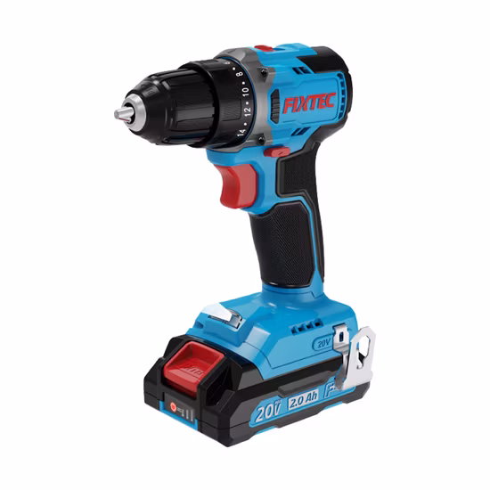 Tomac Hot Sales 2-13mm Mandril sem chave 20V Bateria de lítio sem escova recarregável sem fio elétrica furadeira de impacto ferramentas elétricas